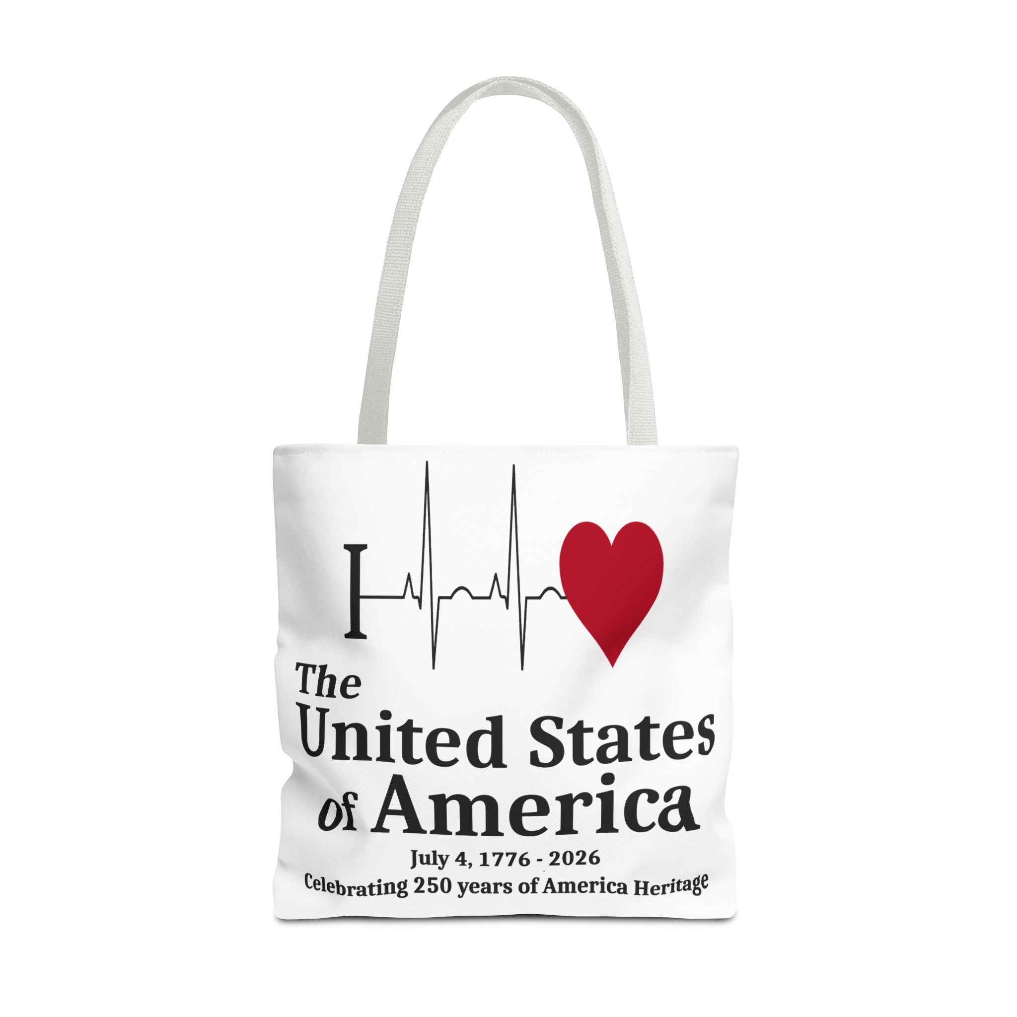 I Love The United States of America 250th Anniversary Patriotic Tote Bag