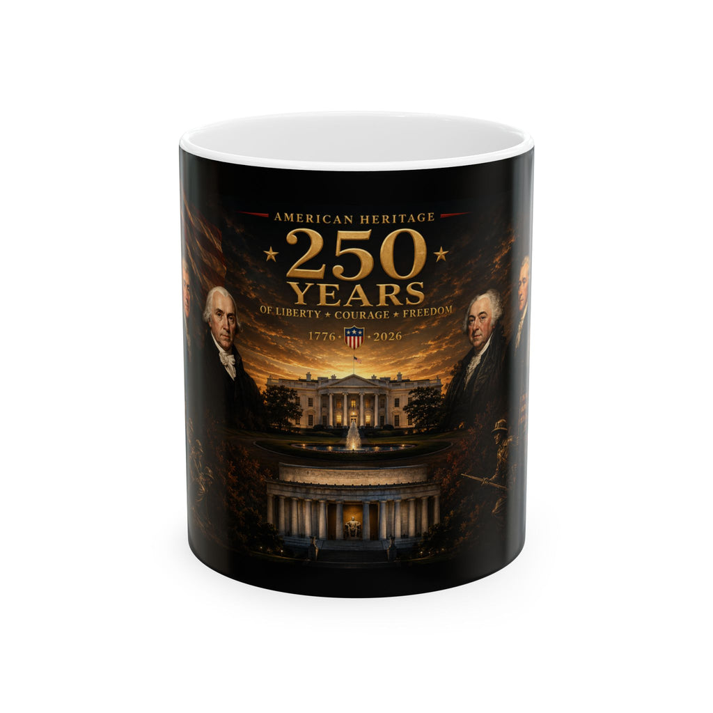 250th Heritage White House Mug
