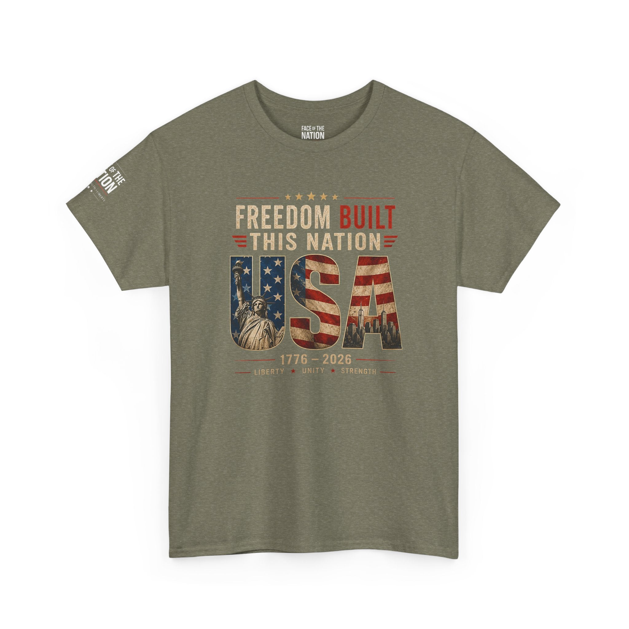 Freedom Built This Nation (Standard T-shirt)