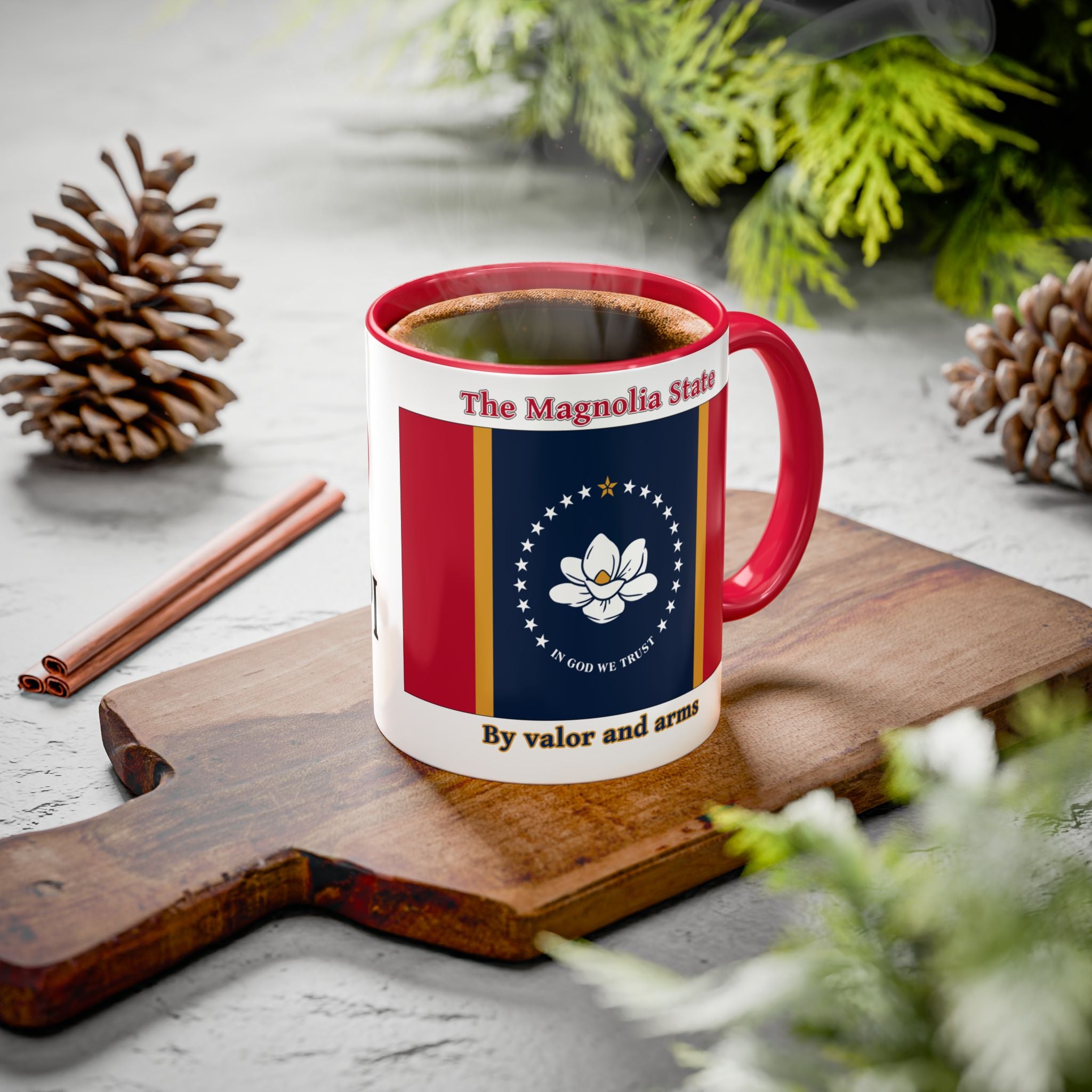Mississippi State Pride Mug — Design 1, alternate product view 4
