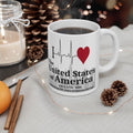 I ❤️ The United States of America — NYC Skyline Mug