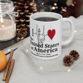 I ❤️ The United States of America — Lady Liberty w/Torch Mug