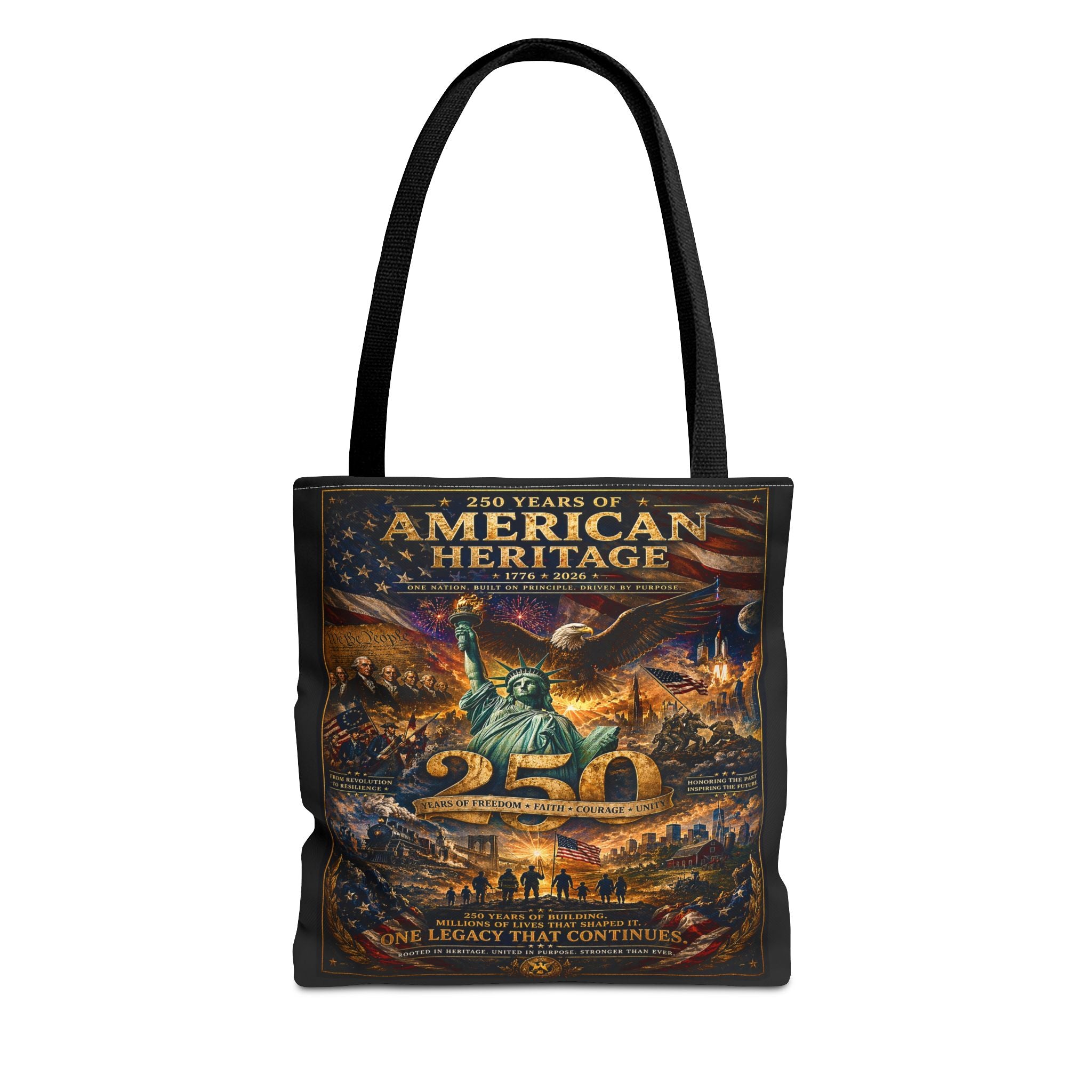 250 Years of American Heritage Tote Bag