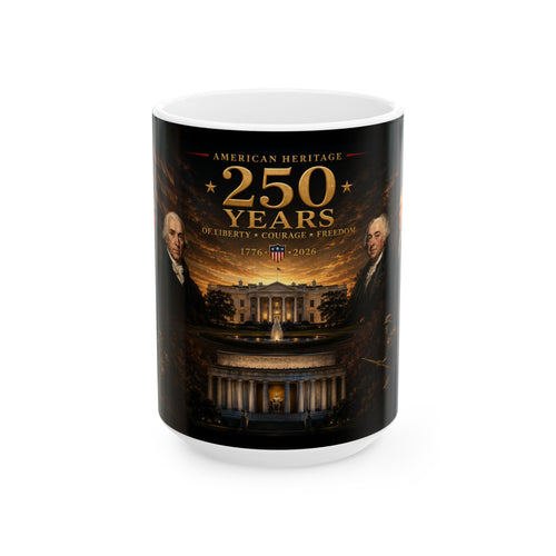 250th Heritage White House Mug