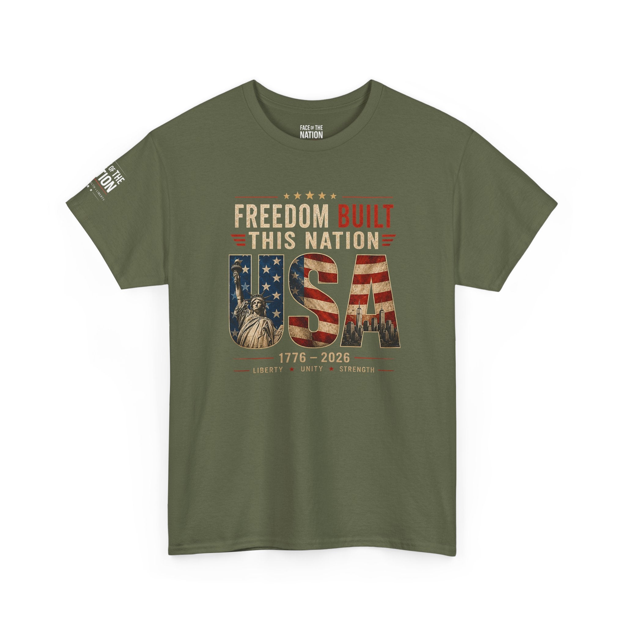 Freedom Built This Nation (Standard T-shirt)