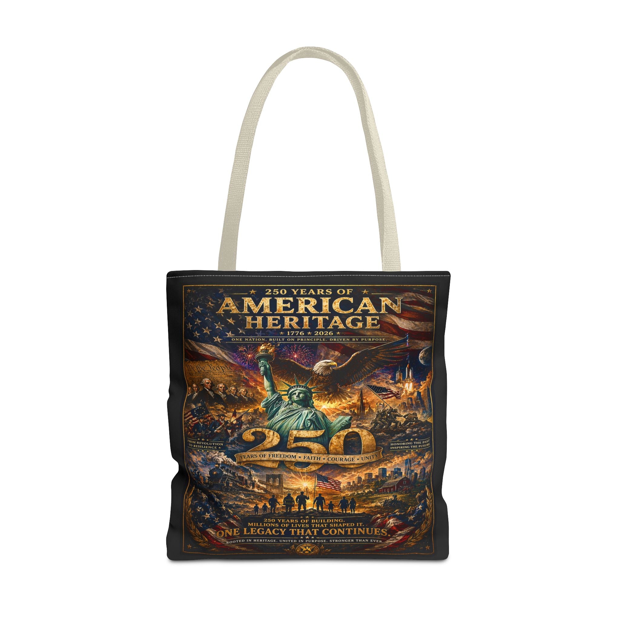 250 Years of American Heritage Tote Bag