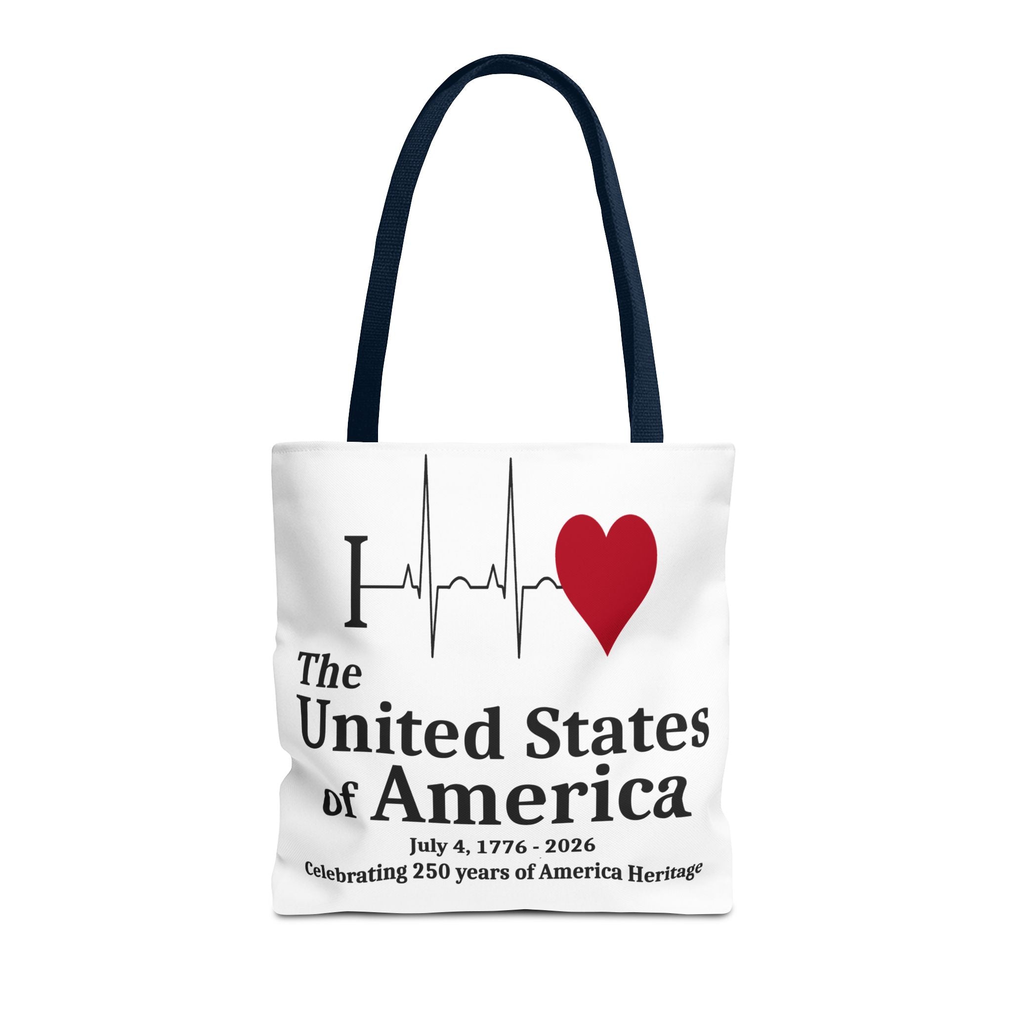 I Love The United States of America 250th Anniversary Patriotic Tote Bag
