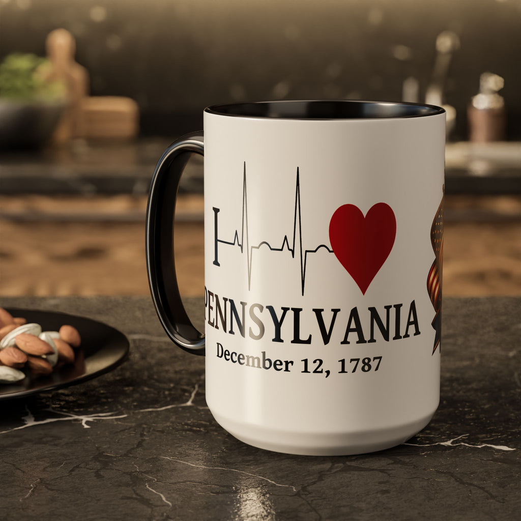 Pennsylvania State Pride Mug — Design 1, alternate product view 10