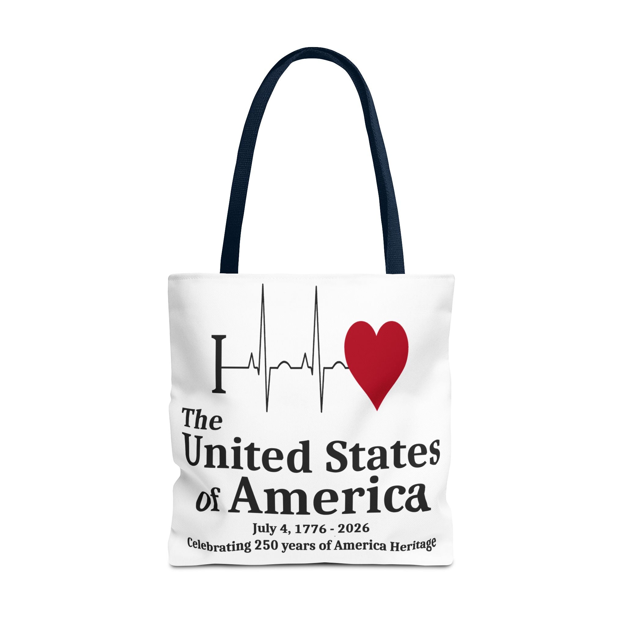 I Love The United States of America 250th Anniversary Patriotic Tote Bag