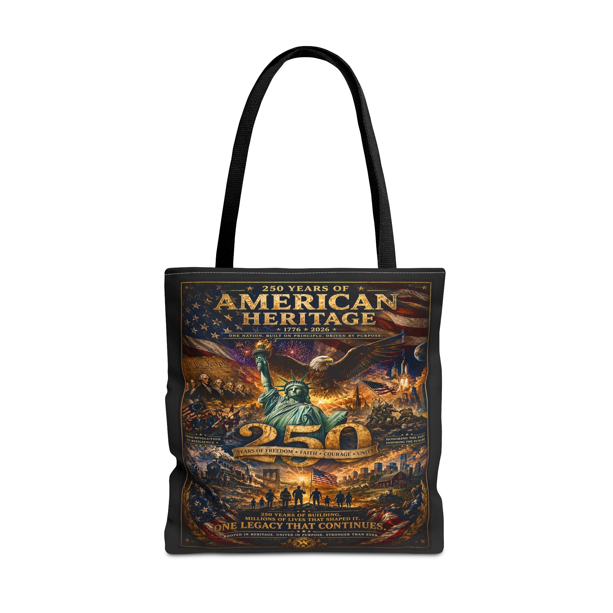 250 Years of American Heritage Tote Bag