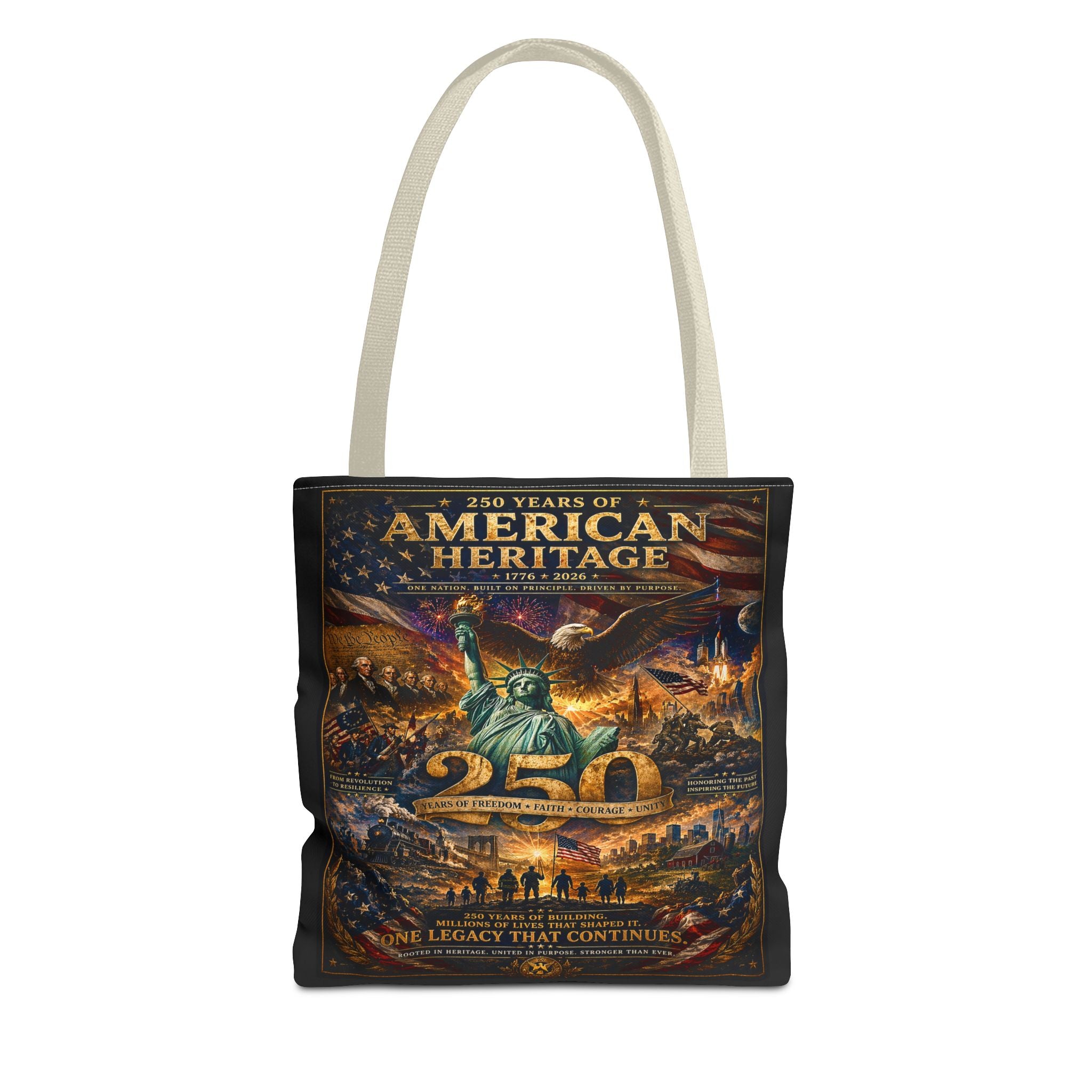 250 Years of American Heritage Tote Bag