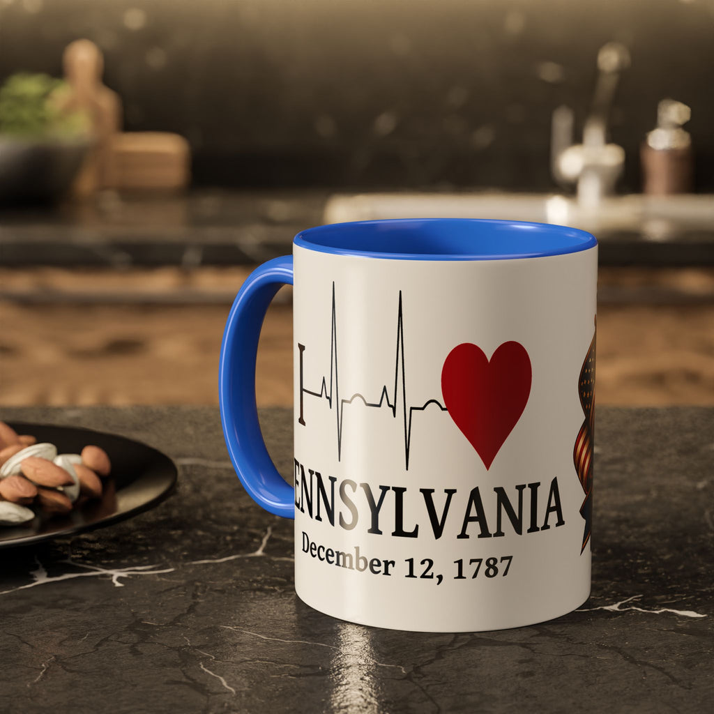 Pennsylvania State Pride Mug — Design 1, alternate product view 8
